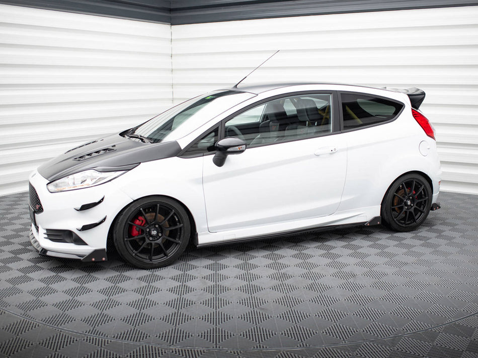 Maxton Design Side Skirts Diffusers V.4 + Flaps Ford Fiesta ST / ST-Line Mk7 - FO-FI-7/7F-ST-SD4G+SF1B - Image 2