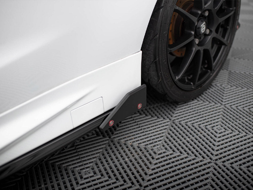 Maxton Design Side Skirts Diffusers V.4 + Flaps Ford Fiesta ST / ST-Line Mk7 - FO-FI-7/7F-ST-SD4G+SF1B - Image 5