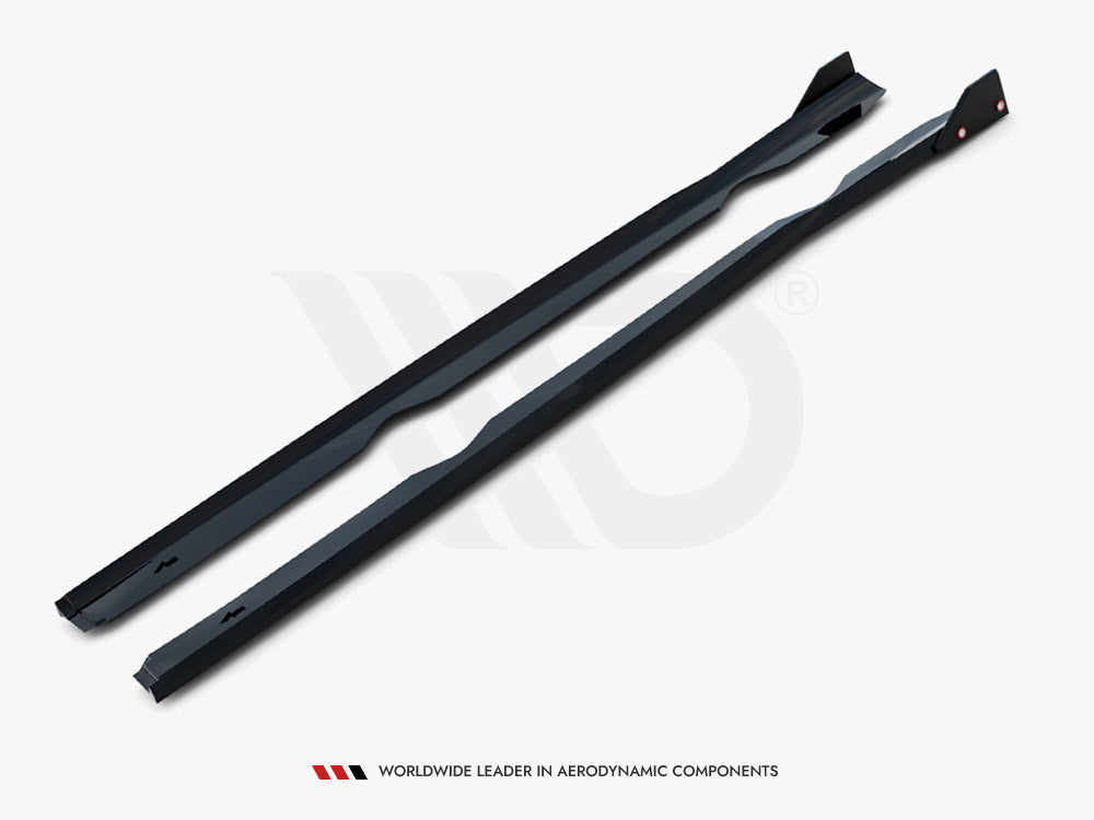 Maxton Design Side Skirts Diffusers V.4 + Flaps Ford Fiesta ST / ST-Line Mk7 - FO-FI-7/7F-ST-SD4G+SF1B - Image 6