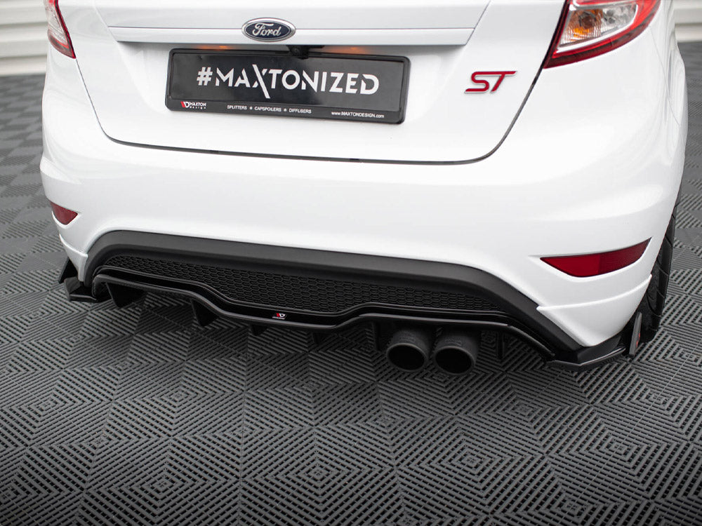 Maxton Design Rear Side Splitters V.3 + Flaps Ford Fiesta ST Mk7 Facelift - FO-FI-7F-ST-RSD3G+RSF1B - Image 3