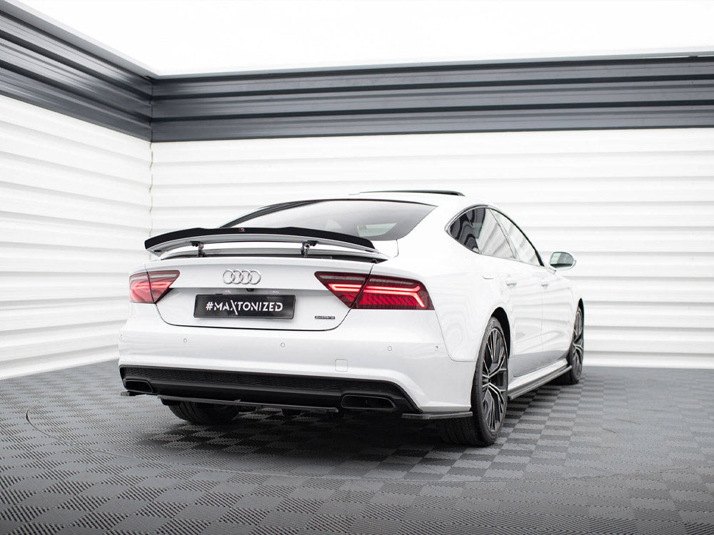 Maxton Design Spoiler CAP Audi A7 / S7 / A7 S-Line C7 / C7 Facelift - AU-A7-1F-SLINE-CAP1G - Image 2