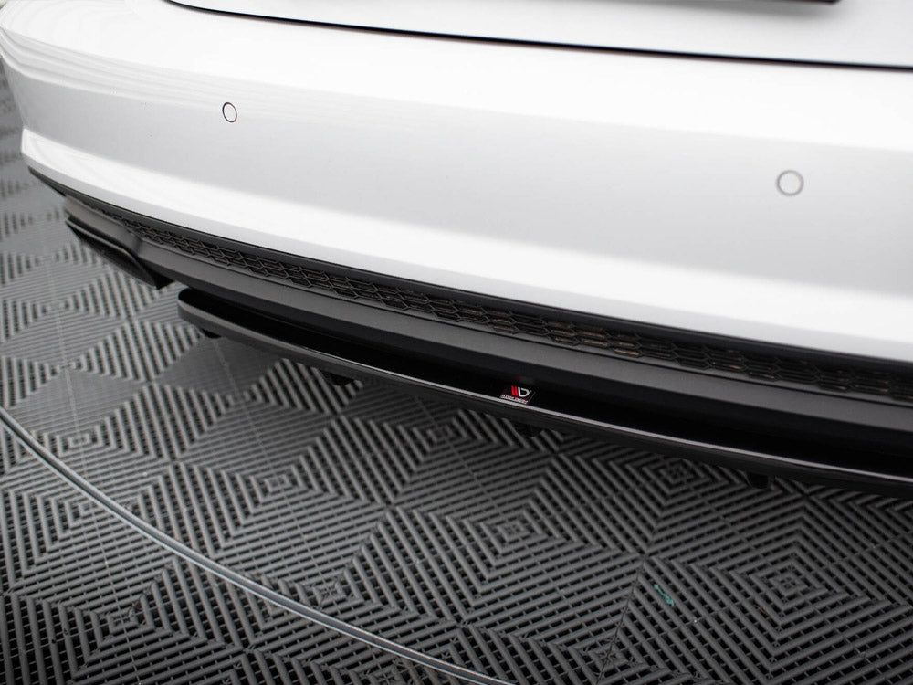 Maxton Design Central Rear Splitter (Vertical Bars) Audi A7 S-Line Facelift - AU-A7-1F-SLINE-RD1+RD2G - Image 3