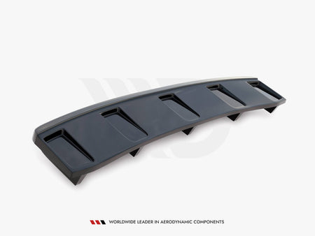 Maxton Design Central Rear Splitter (Vertical Bars) Audi A7 S-Line Facelift - AU-A7-1F-SLINE-RD1+RD2G - Image 5