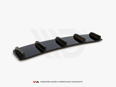 Maxton Design Central Rear Splitter (Vertical Bars) Audi A7 S-Line Facelift - AU-A7-1F-SLINE-RD1+RD2G - Image 6