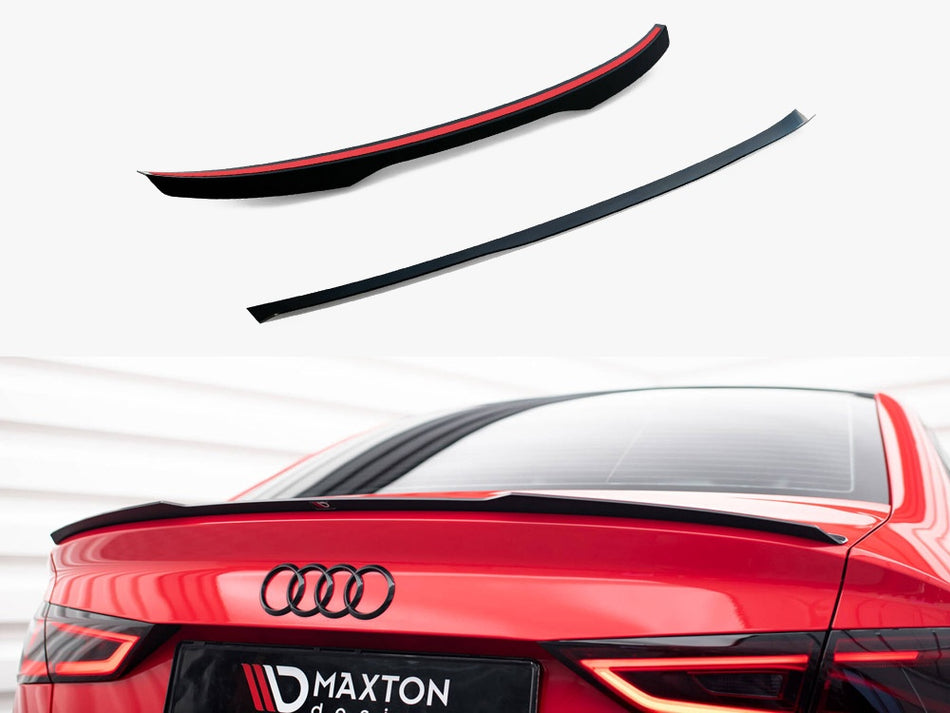 Maxton Design Spoiler CAP Audi A3 / A3 S-Line / S3 / RS3 Sedan 8V - AU-A3-8V-S-CAP1G - Image 1