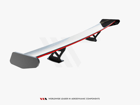 Carbon Spoiler With Internal Brackets Uprights + LED BMW 4 F32 / 4 F32 M-Pack Coupe