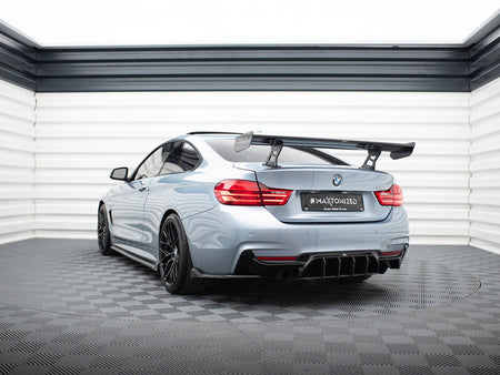 Maxton Design Carbon Spoiler With Internal Brackets Uprights BMW 4 F32 / 4 F32 M-Pack Coupe - CF-BM-4-F32-WING5-INT-245-P - Image 3