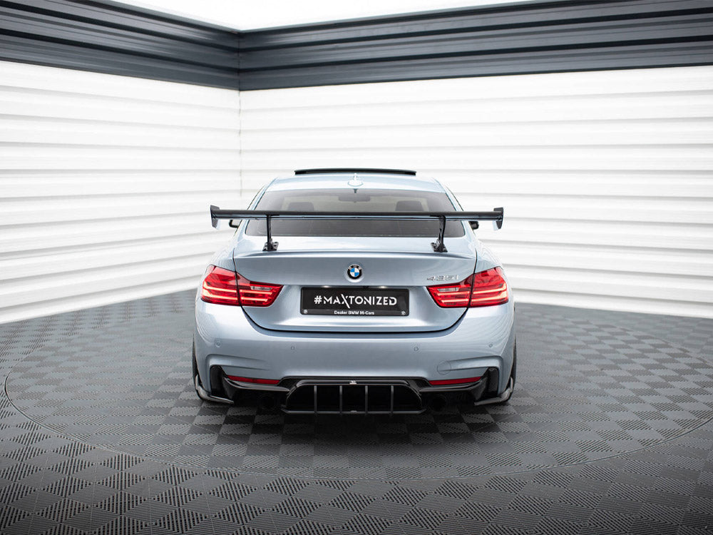 Maxton Design Carbon Spoiler With Internal Brackets Uprights BMW 4 F32 / 4 F32 M-Pack Coupe - CF-BM-4-F32-WING5-INT-245-P - Image 4