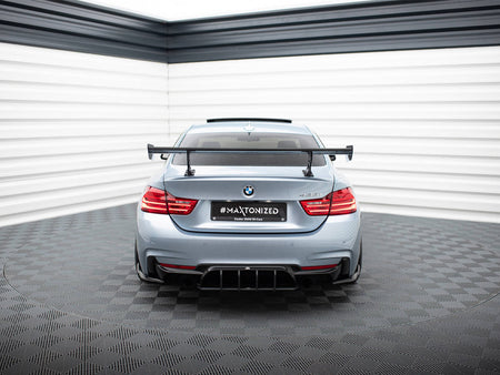Maxton Design Carbon Spoiler With Internal Brackets Uprights BMW 4 F32 / 4 F32 M-Pack Coupe - CF-BM-4-F32-WING5-INT-245-P - Image 4