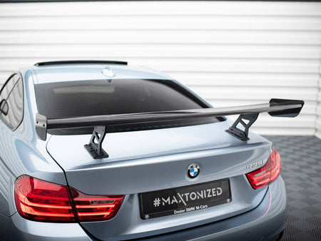 Maxton Design Carbon Spoiler With Internal Brackets Uprights BMW 4 F32 / 4 F32 M-Pack Coupe - CF-BM-4-F32-WING5-INT-245-P - Image 5