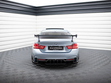 Maxton Design Carbon Spoiler With External Brackets Uprights BMW 4 F32 / 4 F32 M-Pack Coupe - CF-BM-4-F32-WING5-EXT-245-P - Image 4