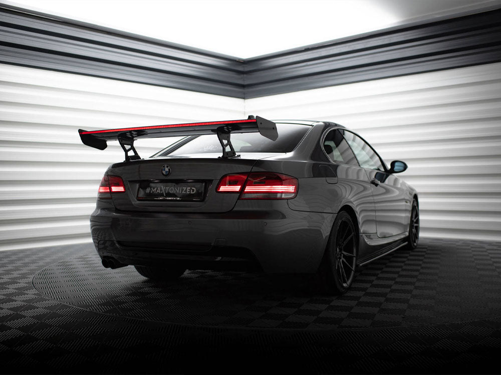 Maxton Design Carbon Spoiler With Internal Brackets Uprights + LED BMW 3 / M3 Coupe E92 - CF-BM-3-92-WING5-INT-245-P+LED - Image 2