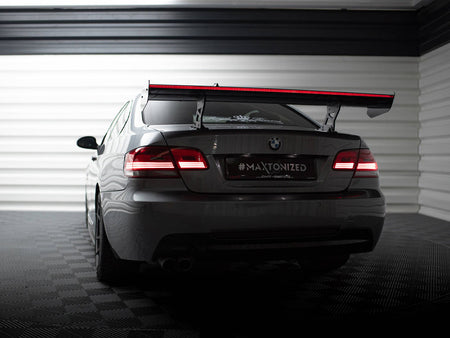 Maxton Design Carbon Spoiler With Internal Brackets Uprights + LED BMW 3 / M3 Coupe E92 - CF-BM-3-92-WING5-INT-245-P+LED - Image 3