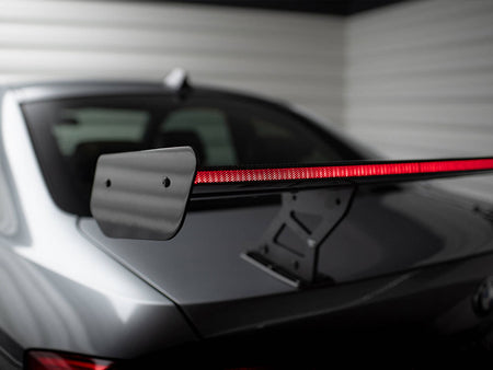 Maxton Design Carbon Spoiler With Internal Brackets Uprights + LED BMW 3 / M3 Coupe E92 - CF-BM-3-92-WING5-INT-245-P+LED - Image 4
