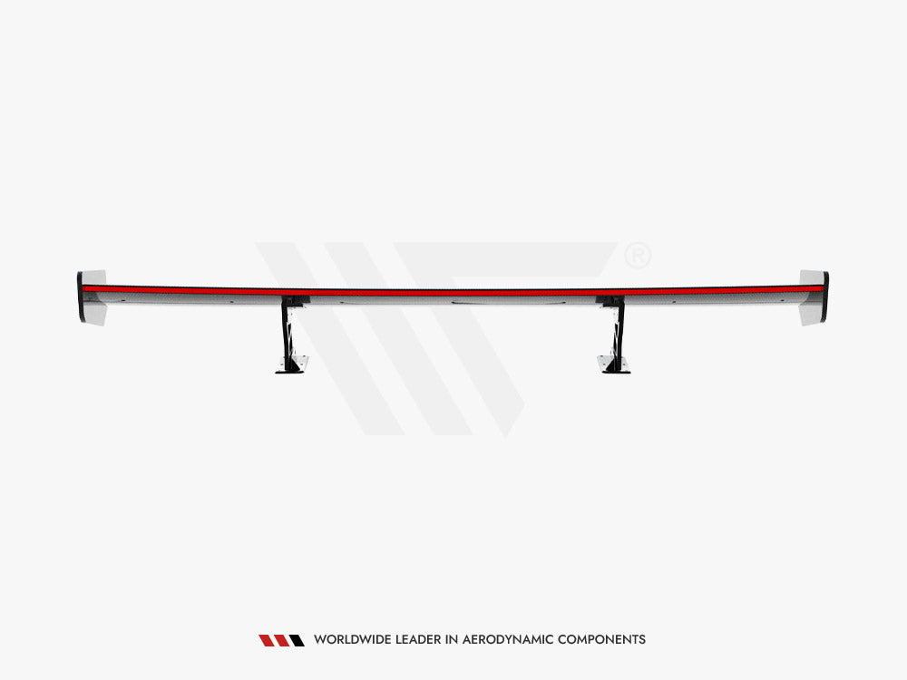 Carbon Spoiler With Internal Brackets Uprights + LED BMW 3 / M3 Coupe E92