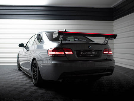 Maxton Design Carbon Spoiler With External Brackets Uprights + LED BMW 3 / M3 Coupe E92 - CF-BM-3-92-WING5-EXT-245-P+LED - Image 2