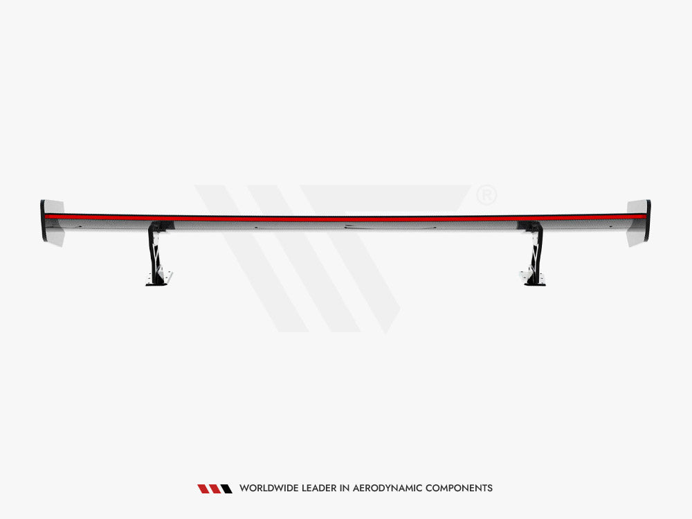 Maxton Design Carbon Spoiler With External Brackets Uprights + LED BMW 3 / M3 Coupe E92 - CF-BM-3-92-WING5-EXT-245-P+LED - Image 8