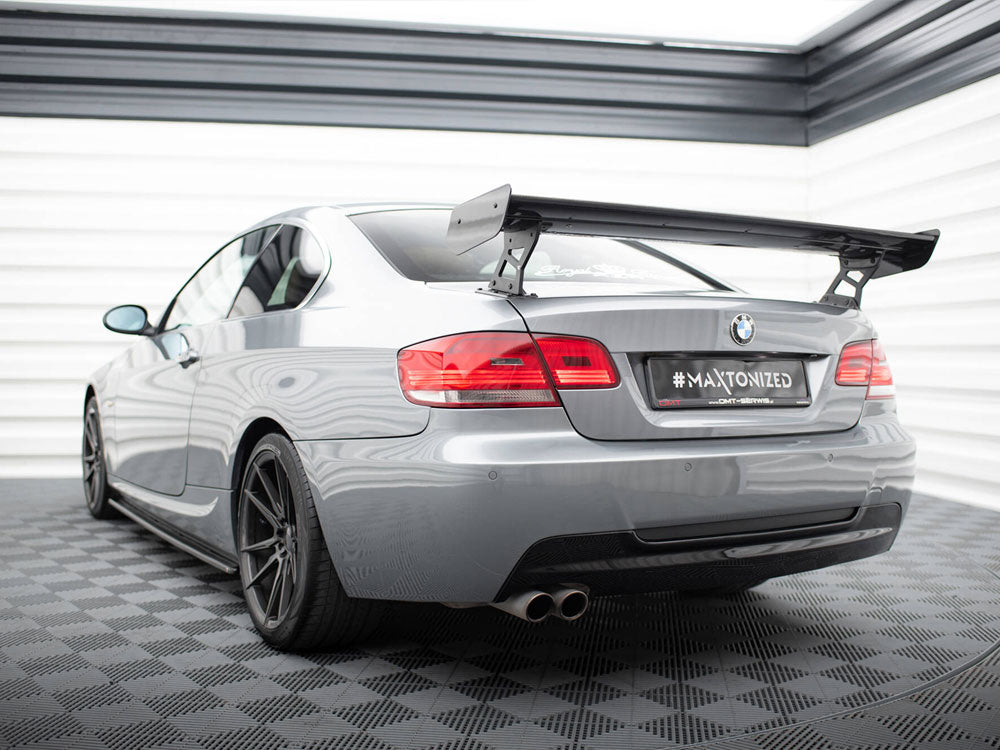 Maxton Design Carbon Spoiler With External Brackets Uprights BMW 3 / M3 Coupe E92 - CF-BM-3-92-WING5-EXT-245-P - Image 3