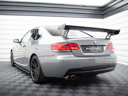 Maxton Design Carbon Spoiler With External Brackets Uprights BMW 3 / M3 Coupe E92 - CF-BM-3-92-WING5-EXT-245-P - Image 3