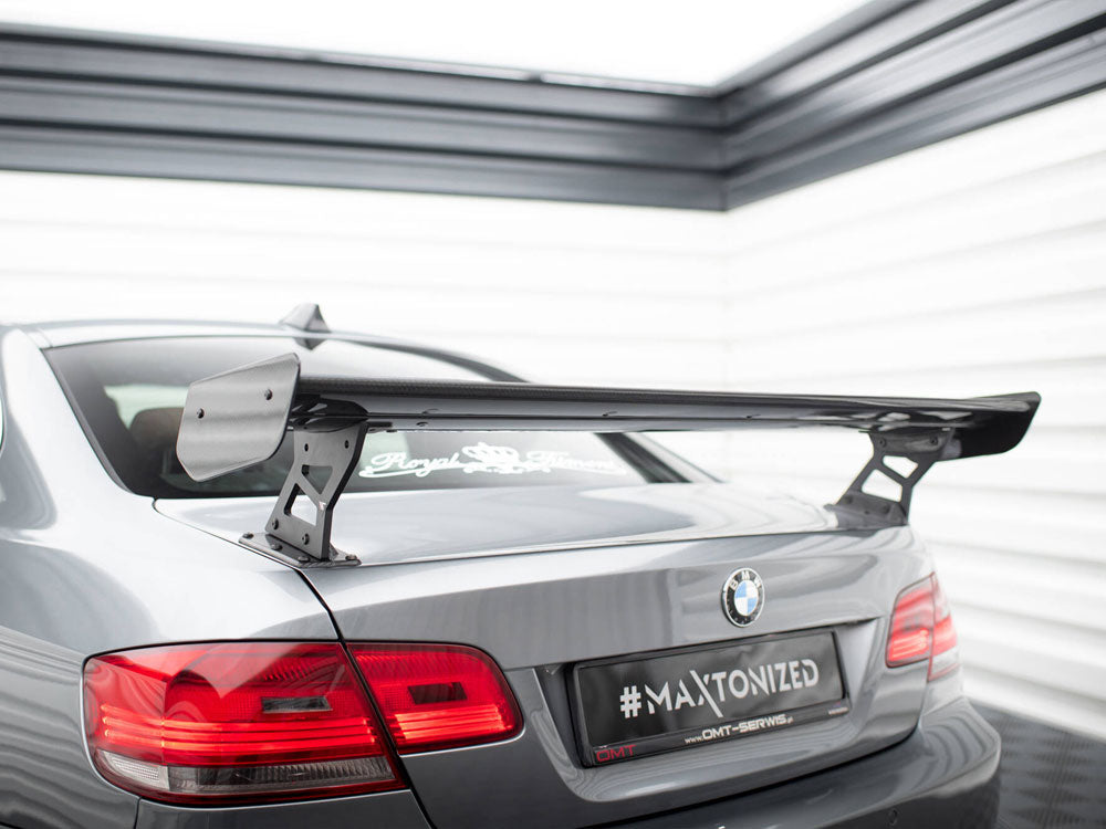 Maxton Design Carbon Spoiler With External Brackets Uprights BMW 3 / M3 Coupe E92 - CF-BM-3-92-WING5-EXT-245-P - Image 5