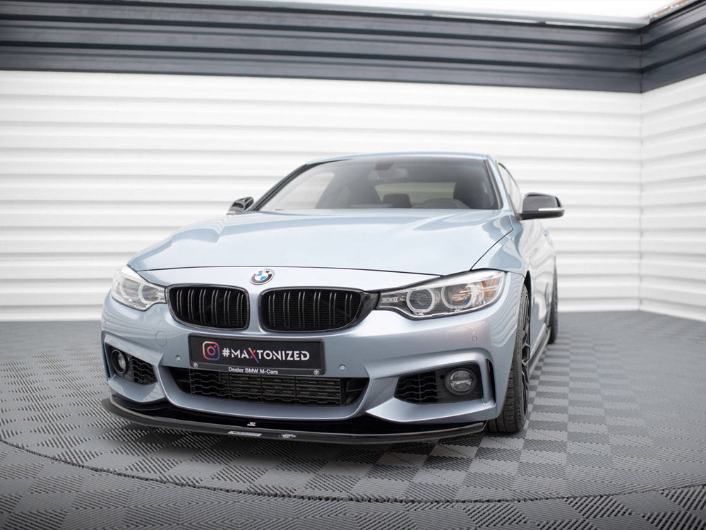 Maxton Design Hybrid Front Splitter BMW 4 Coupe / Gran Coupe / Cabrio M-Pack F32 / F36 / F33 - BM-4-F32-MPACK-FD2G+CNCA - Image 2