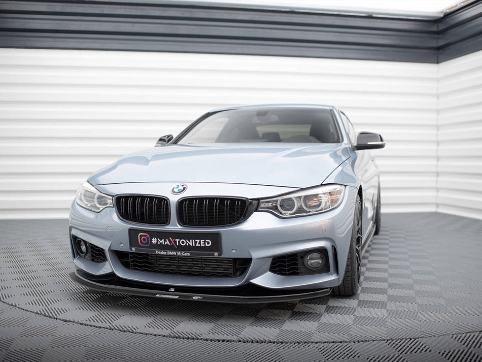 Maxton Design Hybrid Front Splitter BMW 4 Coupe / Gran Coupe / Cabrio M-Pack F32 / F36 / F33 - BM-4-F32-MPACK-FD2G+CNCA - Image 2