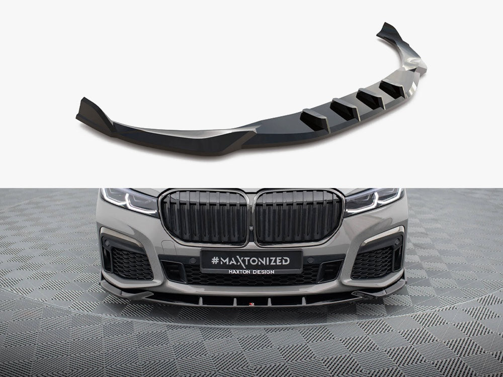 Maxton Design Front Splitter V.5 BMW 7 M-Pack G11 / G12 Facelift - BM-7-11F-MPACK-FD5G - Image 1