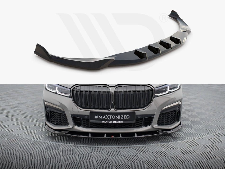 MAXTON DESIGN Front Splitter V.5 BMW 7 M-Pack G11 / G12 Facelift