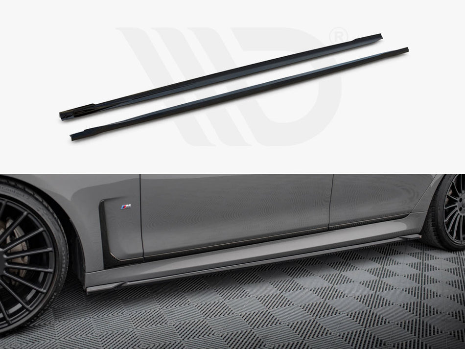 MAXTON DESIGN Side Skirts Diffusers V.2 BMW 7 M-Pack G11