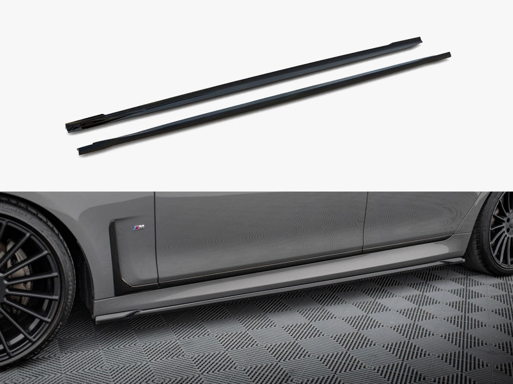 Maxton Design Side Skirts Diffusers V.2 BMW 7 M-Pack G11 - BM-7-11F-MPACK-SD2G - Image 1