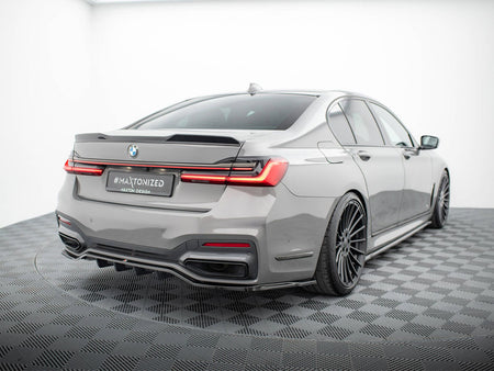 Rear Splitter (Vertical Bars) V.2 BMW 7 M-Pack G11 / G12 Facelift