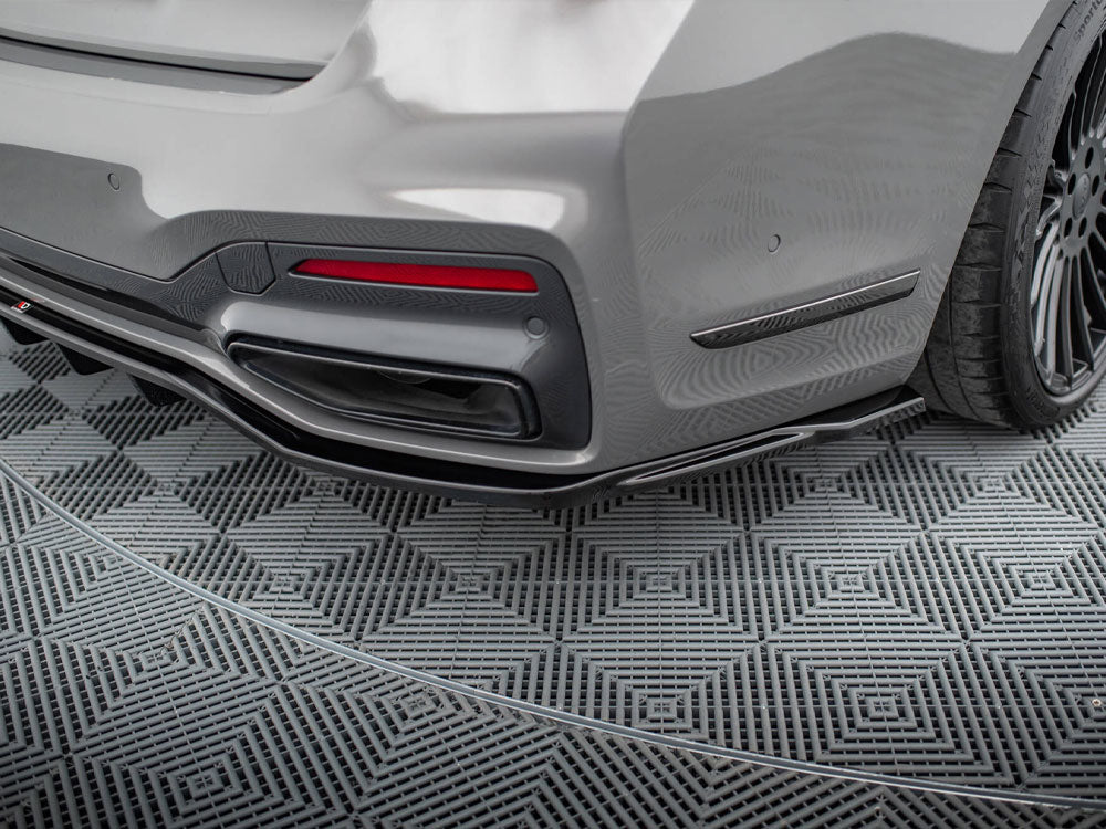 Maxton Design Rear Splitter (Vertical Bars) V.2 BMW 7 M-Pack G11 / G12 Facelift - BM-7-11F-MPACK-RD3G+RD4G - Image 4