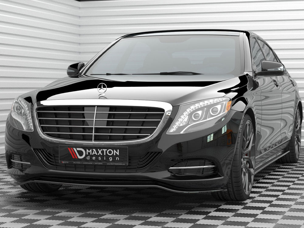 Maxton Design Front Splitter V.1 Mercedes-Benz S W222 - ME-S-222-FD1G - Image 2