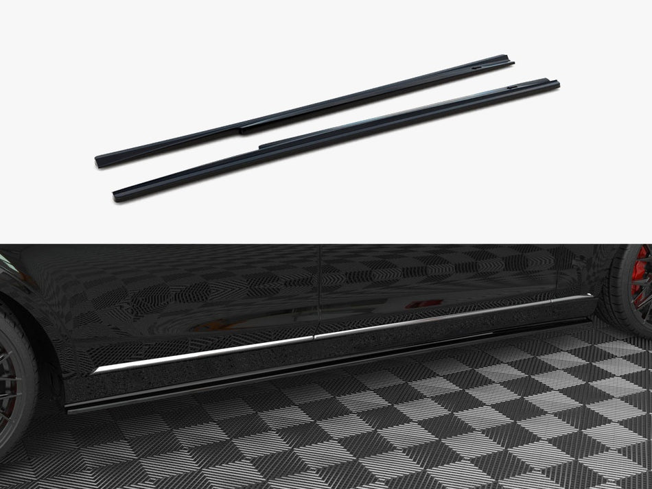 Maxton Design Side Skirts Diffusers Mercedes-Benz S Long W222 - ME-S-222-SD1G - Image 1