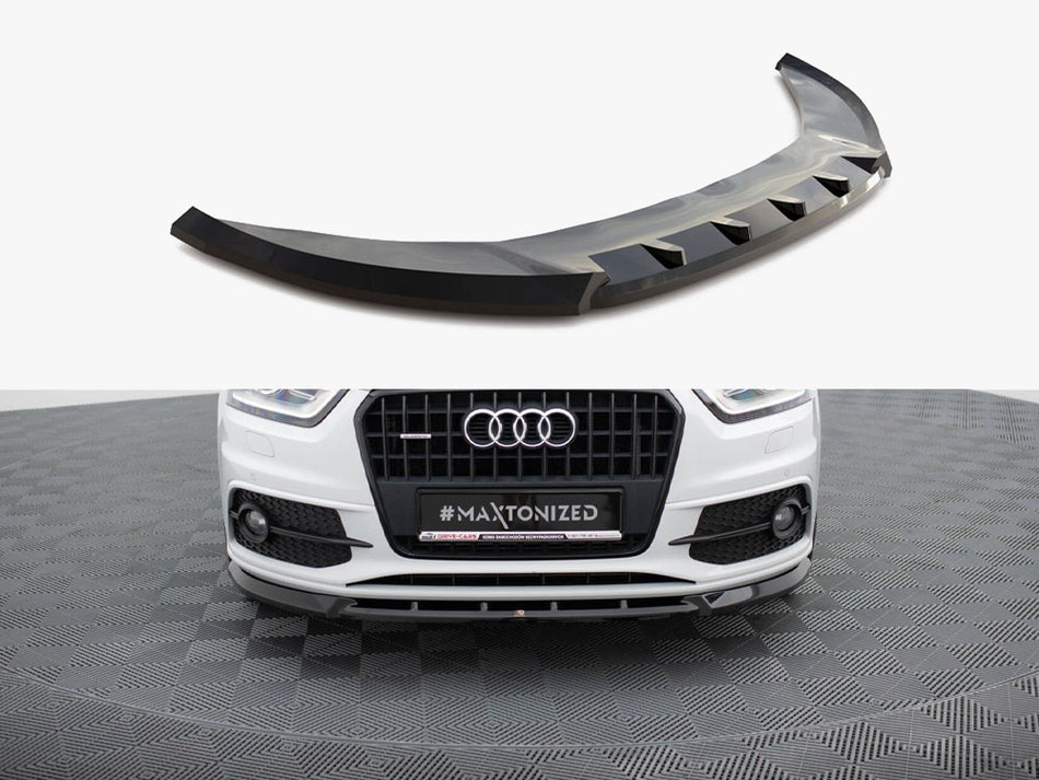 Maxton Design Front Splitter V.1 Audi Q3 S-Line 8U - AU-Q3-1-SLINE-SB-FD1G - Image 1