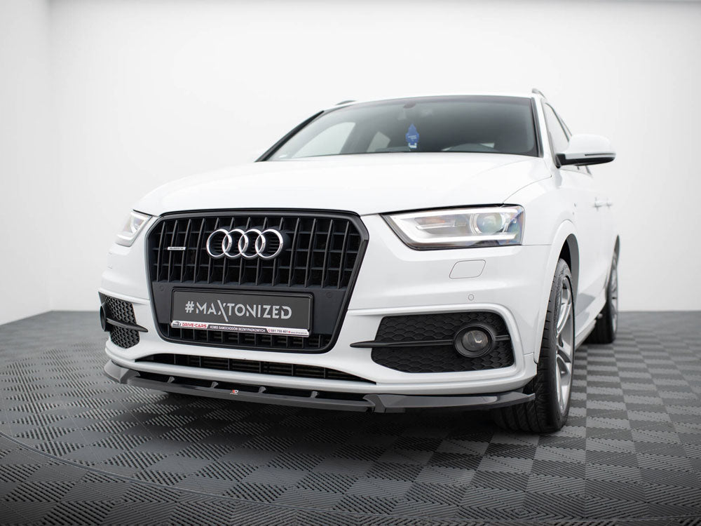 Maxton Design Front Splitter V.1 Audi Q3 S-Line 8U - AU-Q3-1-SLINE-SB-FD1G - Image 2