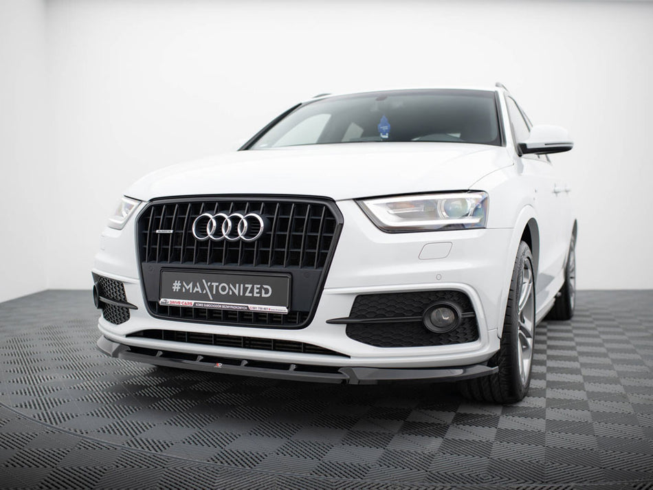 Maxton Design Front Splitter V.1 Audi Q3 S-Line 8U - AU-Q3-1-SLINE-SB-FD1G - Image 2