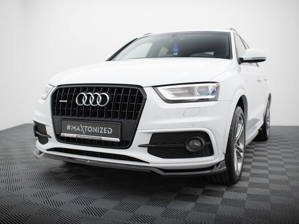Maxton Design Front Splitter V.2 Audi Q3 S-Line 8U - AU-Q3-1-SLINE-SB-FD2G - Image 2