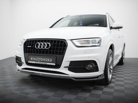 Maxton Design Front Splitter V.2 Audi Q3 S-Line 8U - AU-Q3-1-SLINE-SB-FD2G - Image 2