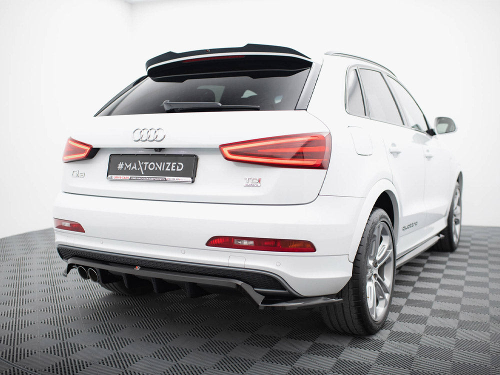 Rear Splitter (Vertical Bars) Audi Q3 S-Line 8U