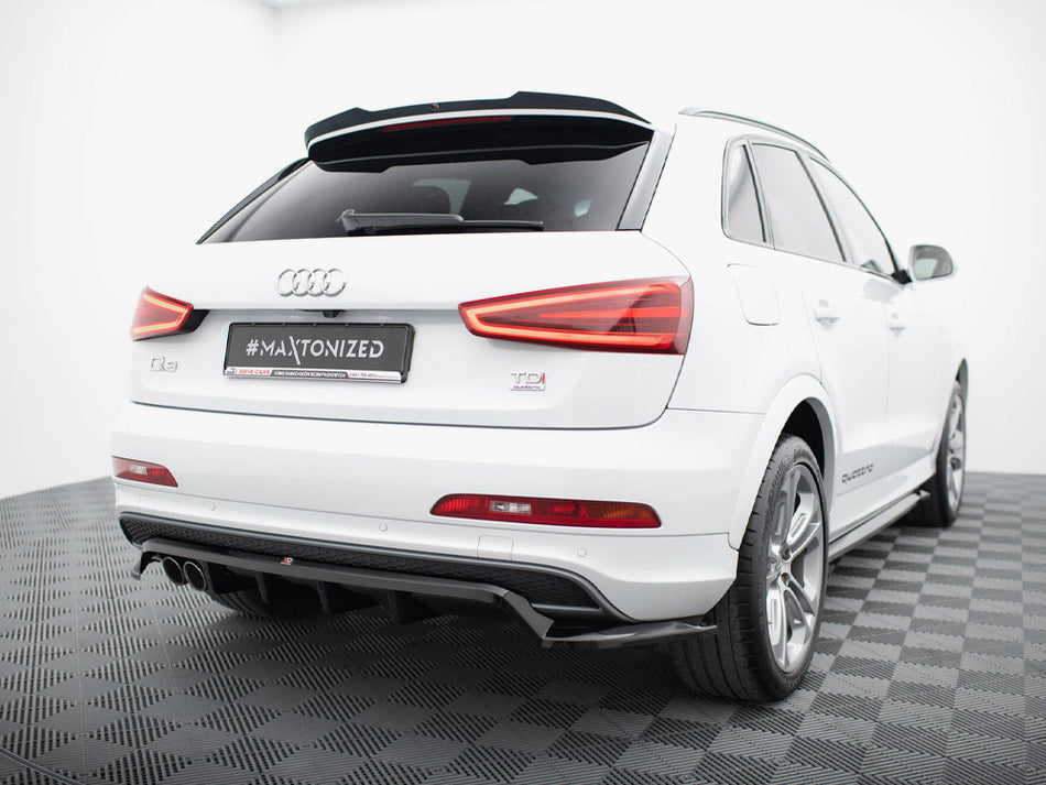 Rear Splitter (Vertical Bars) Audi Q3 S-Line 8U