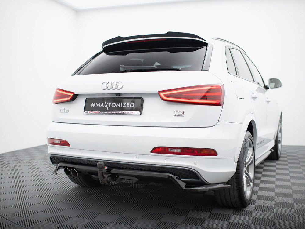 Maxton Design Rear Splitter (Vertical Bars) Audi Q3 S-Line 8U - AU-Q3-1-SLINE-SB-RD1G+RD2G - Image 3
