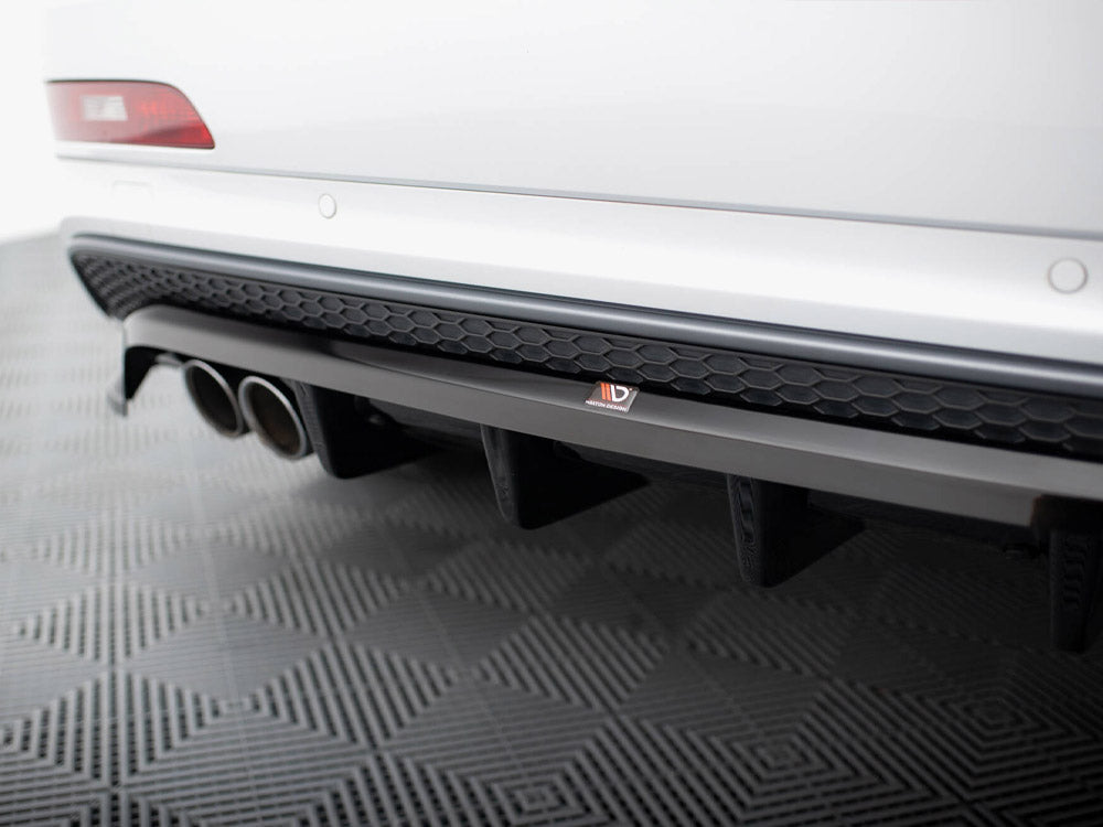 Rear Splitter (Vertical Bars) Audi Q3 S-Line 8U