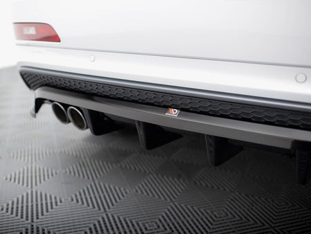 Maxton Design Rear Splitter (Vertical Bars) Audi Q3 S-Line 8U - AU-Q3-1-SLINE-SB-RD1G+RD2G - Image 6