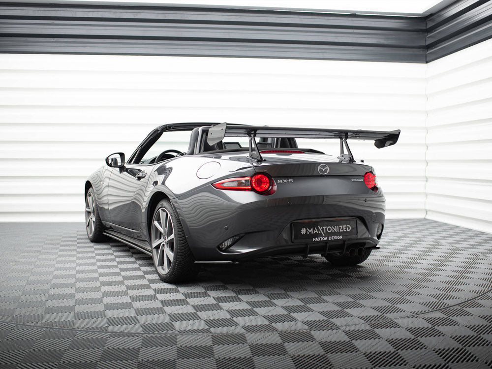 Maxton Design Carbon Spoiler With Upper Swan Mounting Mazda MX-5 ND (Mk4) - CF-MA-MX5-4-WING5-UPP-245-P - Image 2