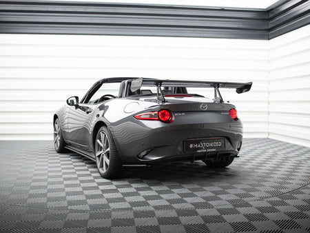 Maxton Design Carbon Spoiler With Upper Swan Mounting Mazda MX-5 ND (Mk4) - CF-MA-MX5-4-WING5-UPP-245-P - Image 2