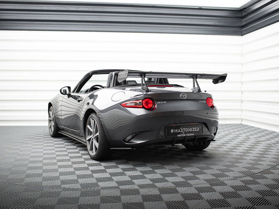 Maxton Design Carbon Spoiler With Upper Swan Mounting Mazda MX-5 ND (Mk4) - CF-MA-MX5-4-WING5-UPP-245-P - Image 2