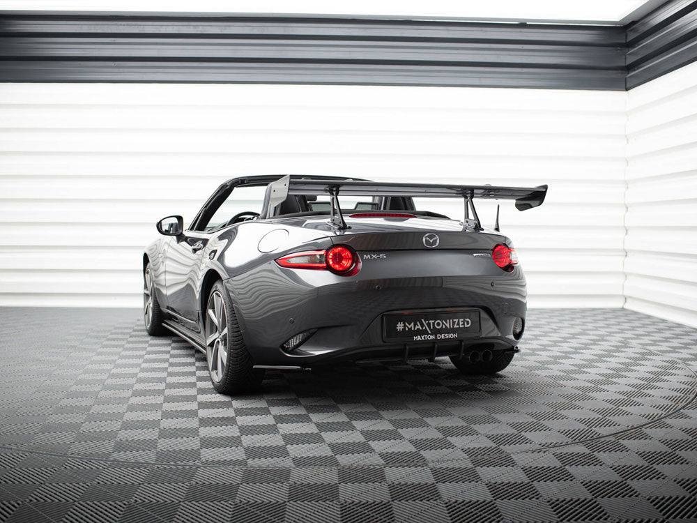 Maxton Design Carbon Spoiler With Upper Swan Mounting Mazda MX-5 ND (Mk4) - CF-MA-MX5-4-WING5-UPP-245-P - Image 3