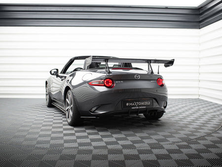 Maxton Design Carbon Spoiler With Upper Swan Mounting Mazda MX-5 ND (Mk4) - CF-MA-MX5-4-WING5-UPP-245-P - Image 3