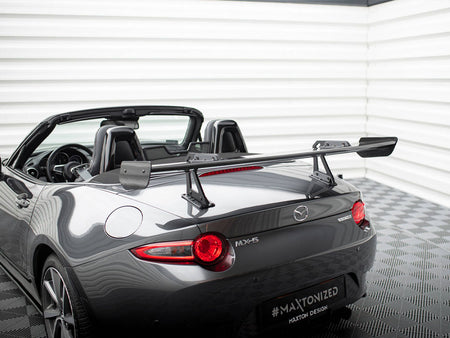 Maxton Design Carbon Spoiler With Upper Swan Mounting Mazda MX-5 ND (Mk4) - CF-MA-MX5-4-WING5-UPP-245-P - Image 4